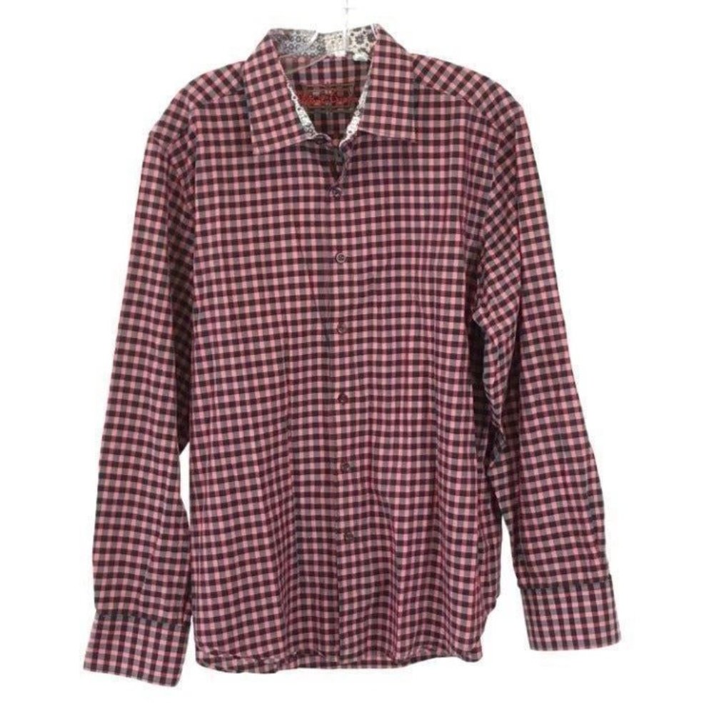 Robert Graham Red and Black Check Shirt